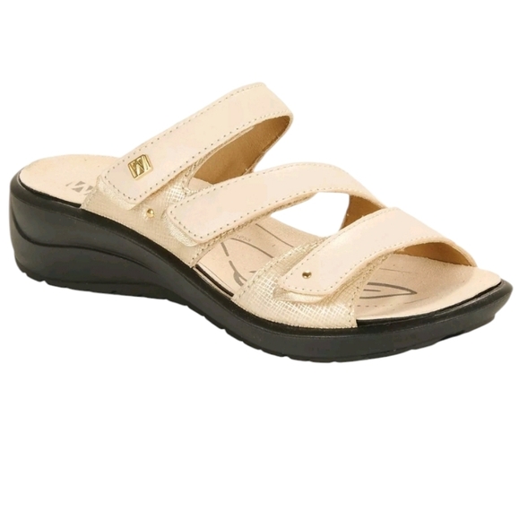 Josef Seibel Romika Slip On Orthotic Friendly Annecy 02 Creme Size 37 - 6.5 - Picture 1 of 7
